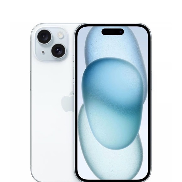 Apple Smartphone in blue iPhone 15 unlocked